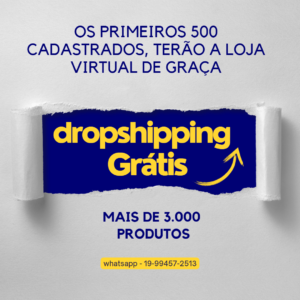 Loja Virtual pronta com 3000 produtos Dropshipping